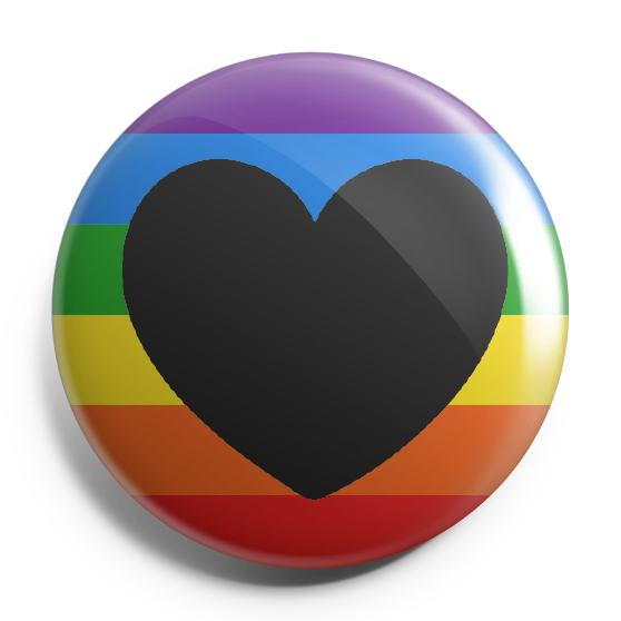 Pride Black Heart (Horizontal)