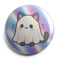 Cute Kitty Ghost Holo