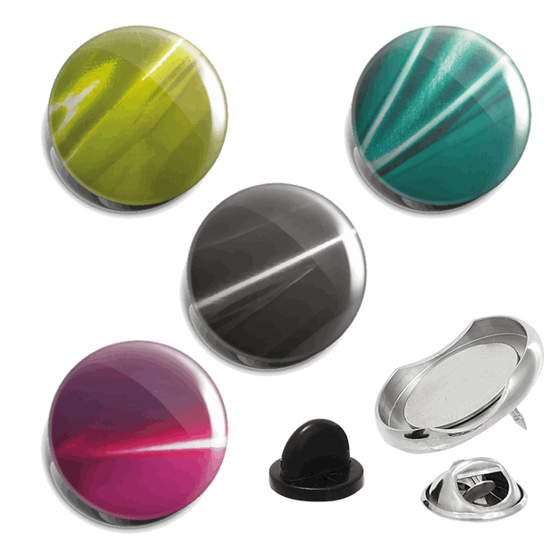 Electric Tide Fully Loaded Badge Set