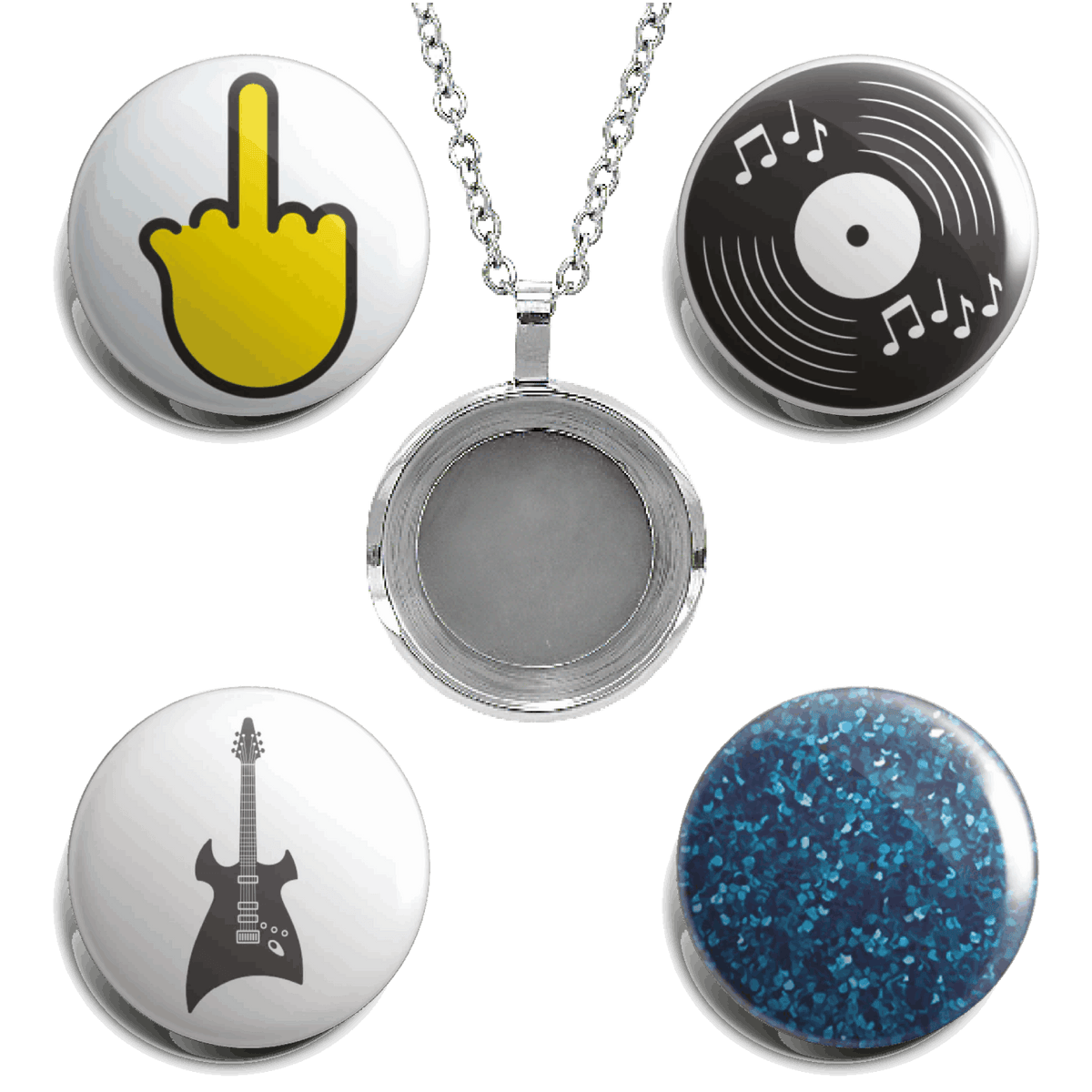 No Apologies Fully Loaded Pendant Set