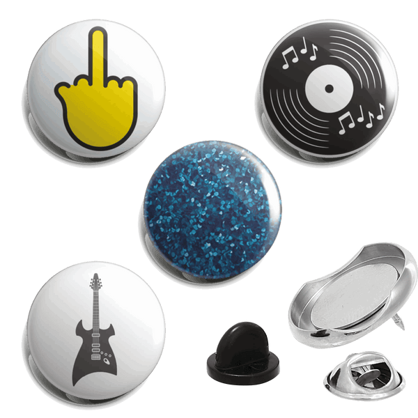 No Apologies Fully Loaded Badge Set