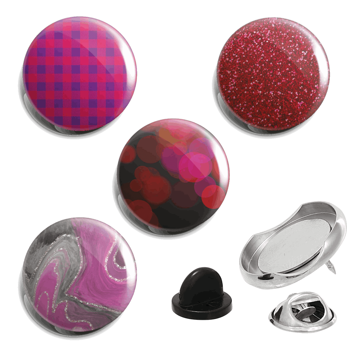 Pink Dream Fully Loaded Badge Set