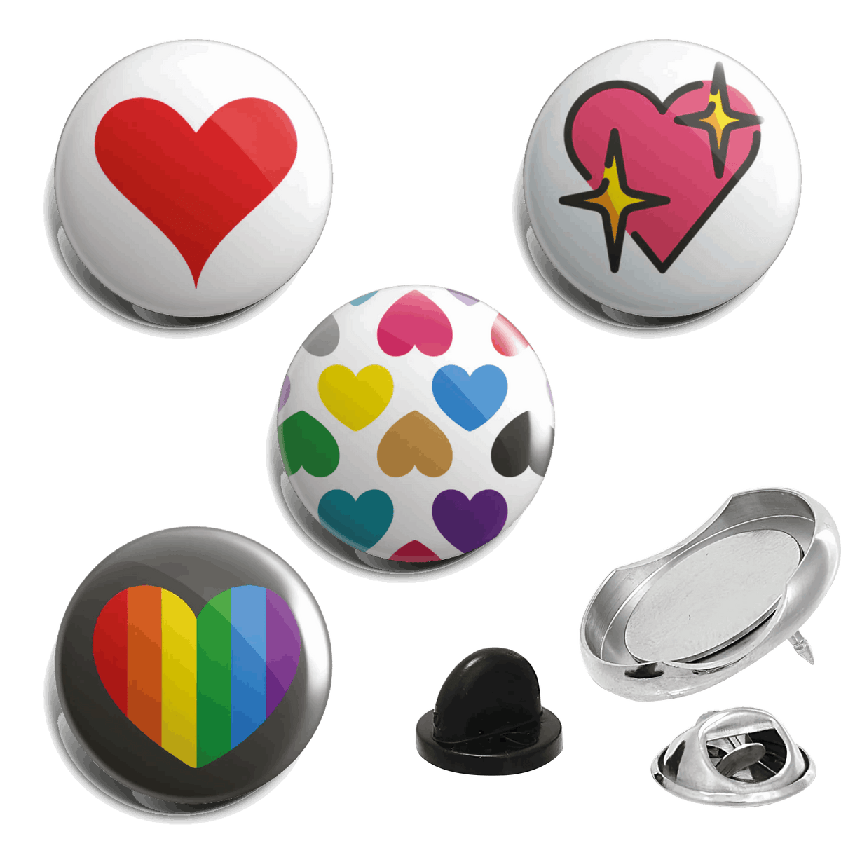 Love Wins Fully Loaded Badge Set
