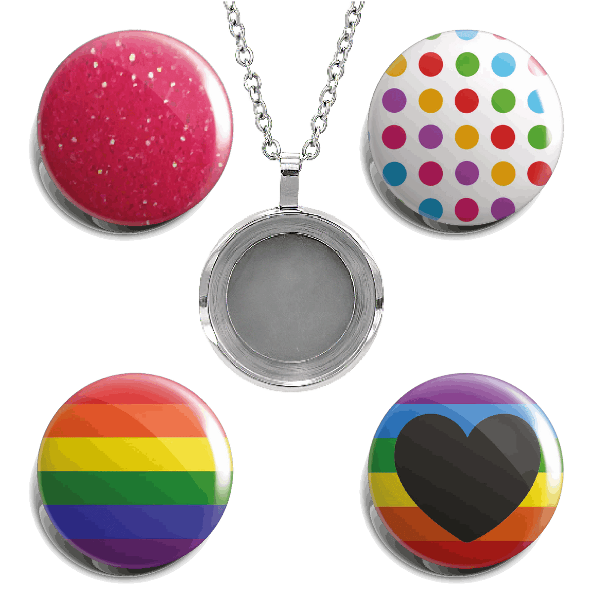 Rainbow Love Fully Loaded Pendant Set