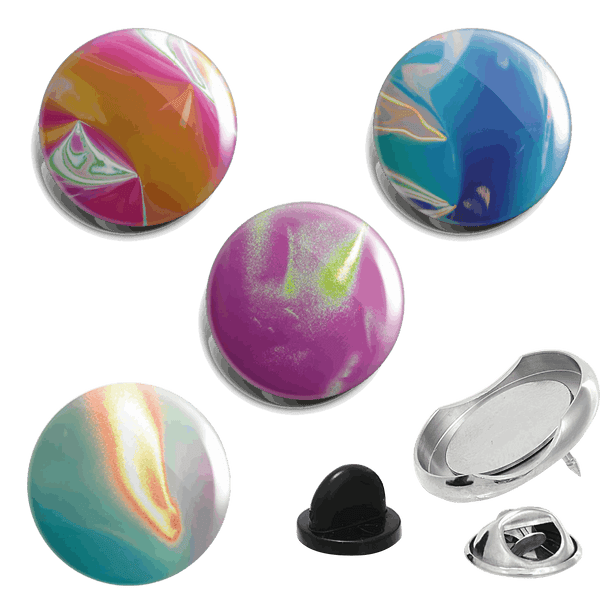 Cosmic Glow Fully Loaded Badge Set