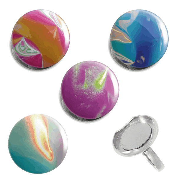 Cosmic Glow Fully Loaded Ring Set