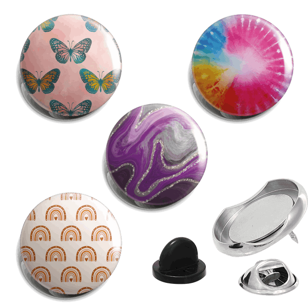 Earthy Boho Fully Loaded Badge Set