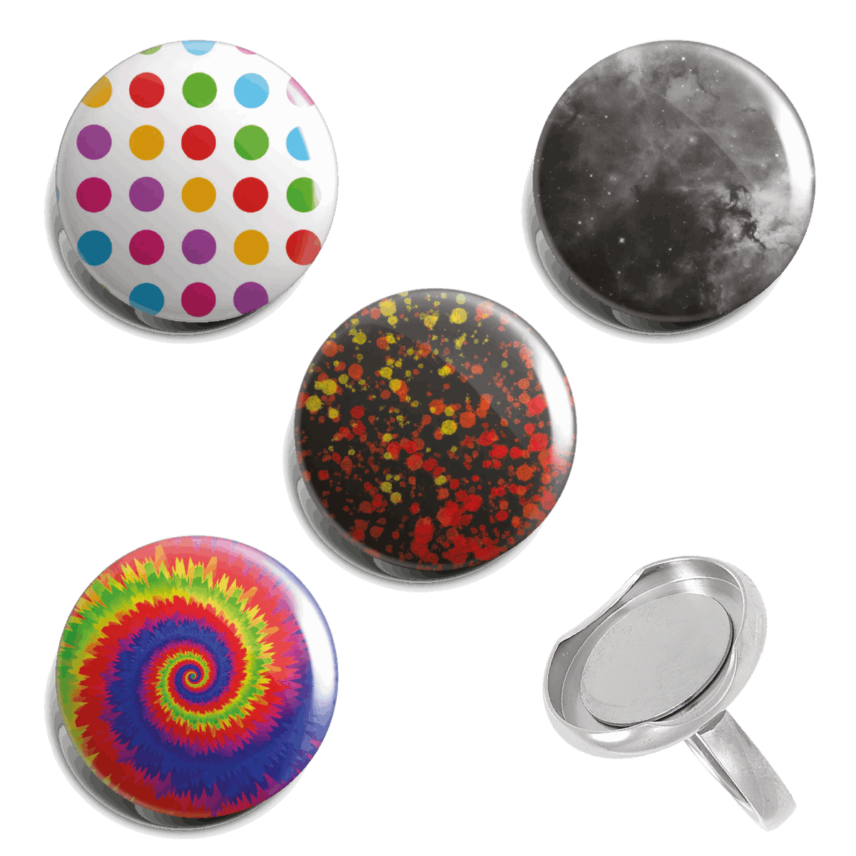 Cosmic Whirl Fully Loaded Ring Set