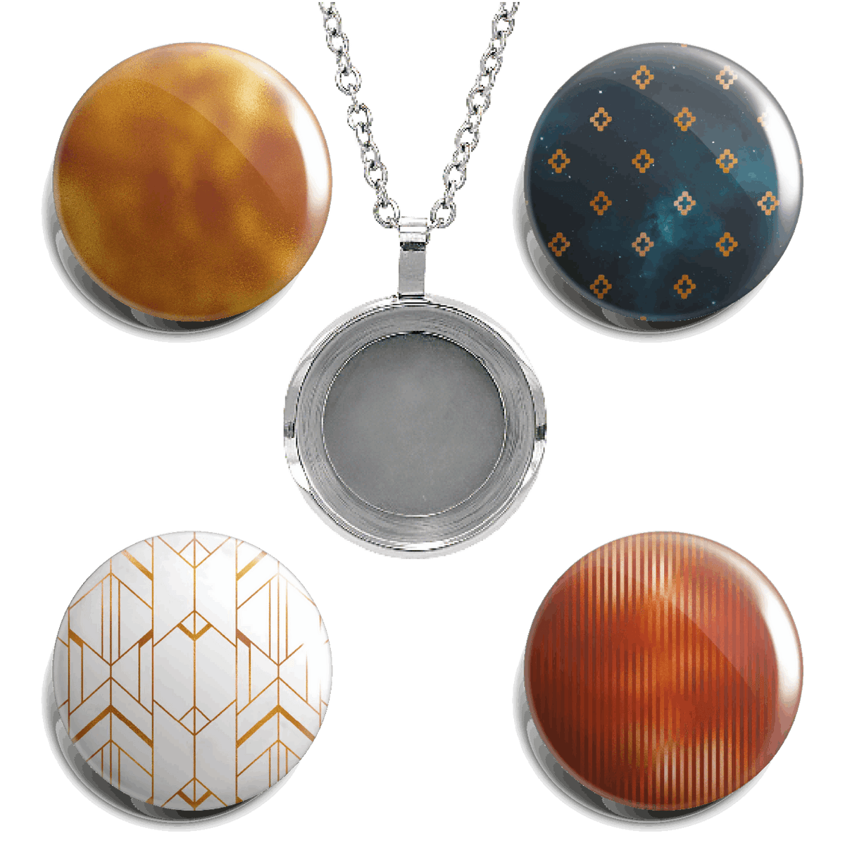 Nature Tones Fully Loaded Pendant Set