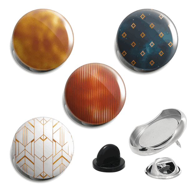 Nature Tones Fully Loaded Badge Set