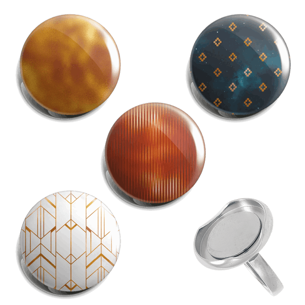 Nature Tones Fully Loaded Ring Set