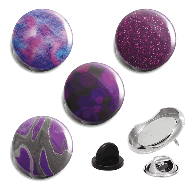 Purple Dream Fully Loaded Badge Set