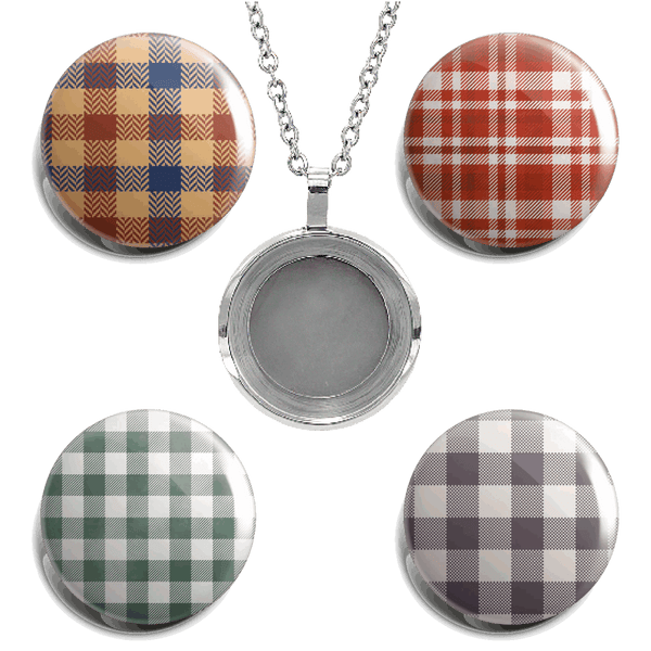Plaid Days Fully Loaded Pendant Set