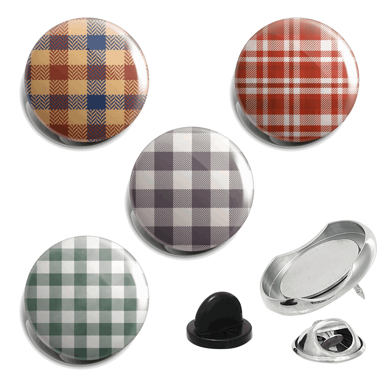 Plaid Days Fully Loaded Badge Set