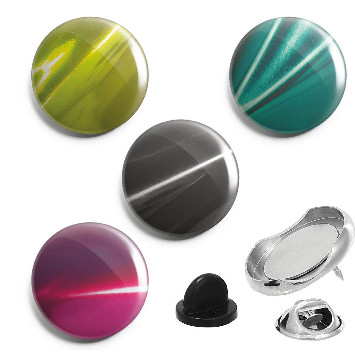 Electric Tide Fully Loaded Badge Set