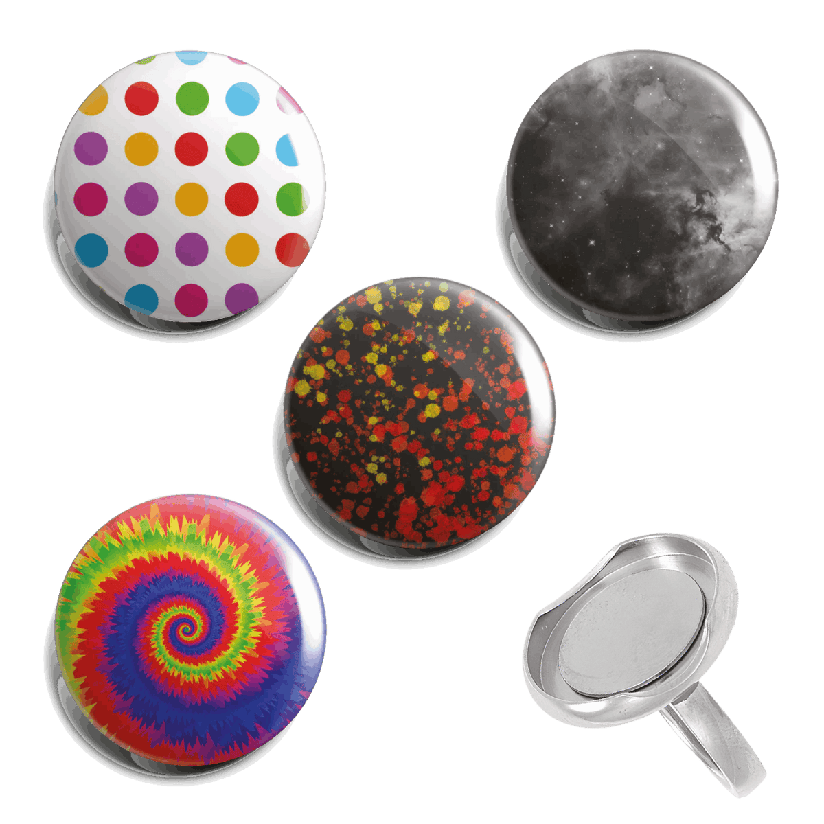 Cosmic Whirl Fully Loaded Ring Set