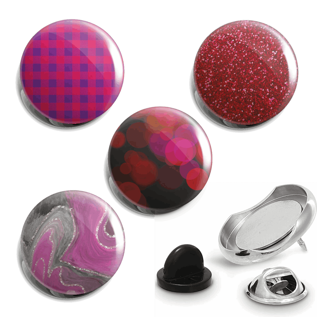Marble Luxe Fully Loaded Badge Set