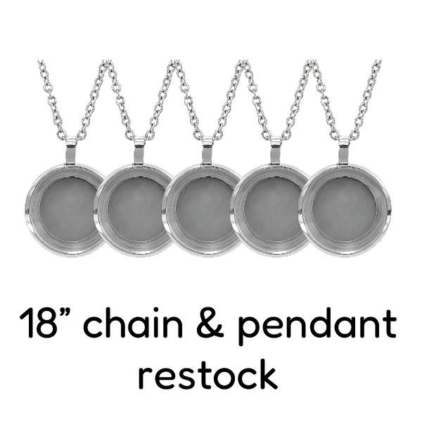 Restock tomee Pendant & 18" Necklace