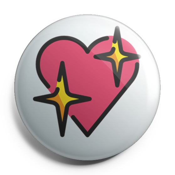 Sparkly Heart Love Gem